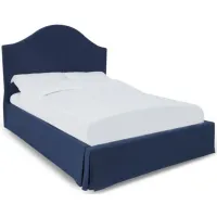 Sur QN Panel Bed in Blue by Bellanest