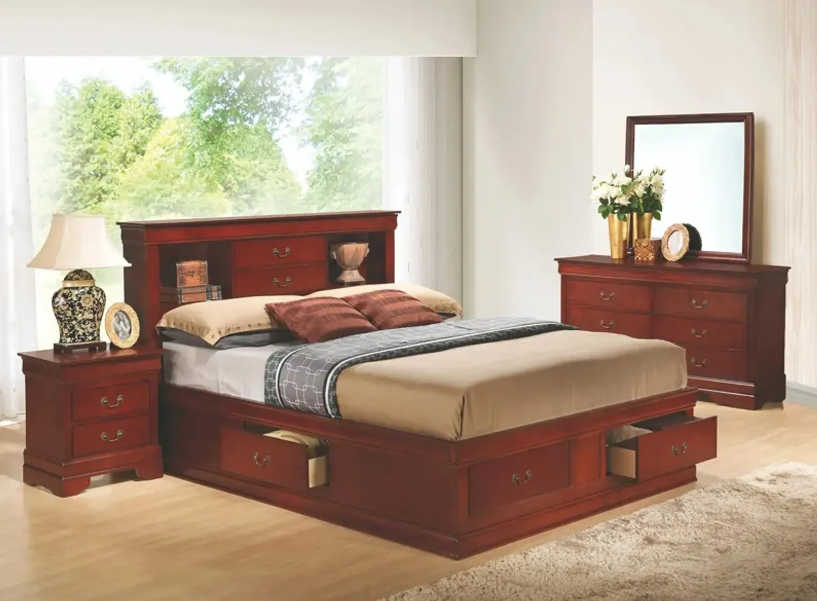 Rossie 4-pc. Storage Bedroom Set