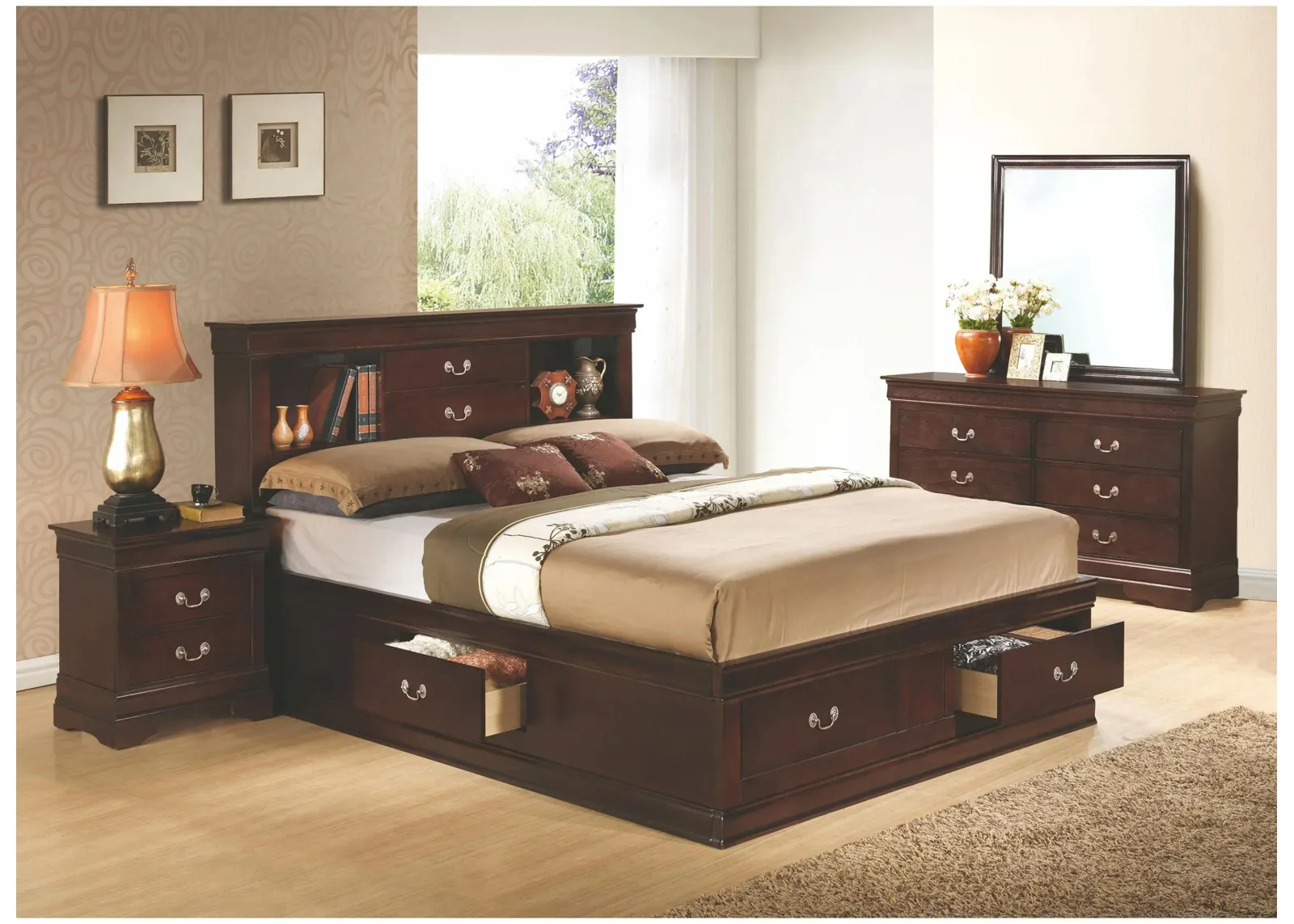 Rossie 4-pc. Storage Bedroom Set