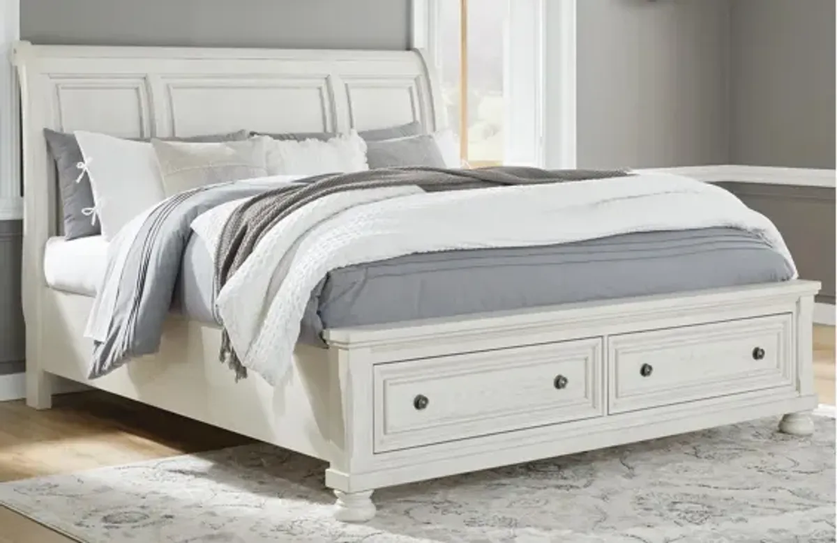 Robbinsdale Sleigh Bed with Storage