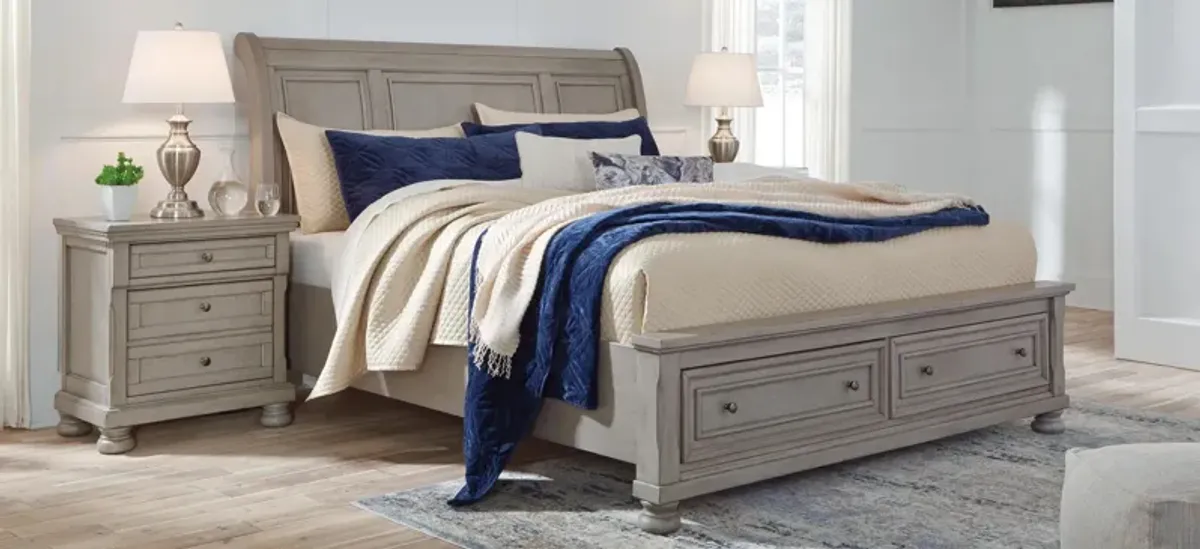 Lettner Queen Sleigh Bed with Storage