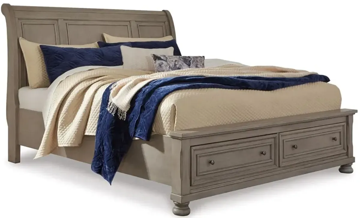 Lettner Queen Sleigh Bed with Storage