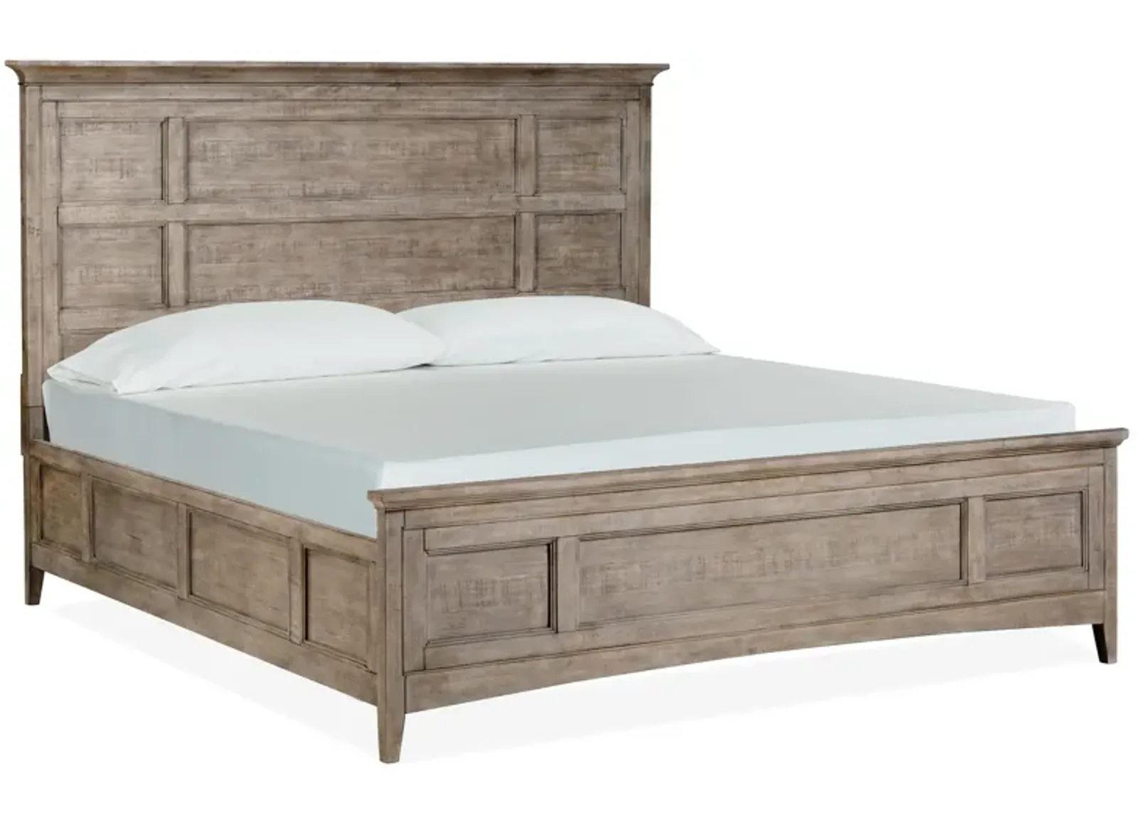 Ivy Ridge Panel Bed w/ Storage in Dovetail Grey by Magnussen Home