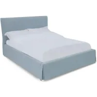 Shelby QN Panel Bed in Blue by Bellanest