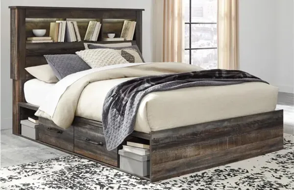 Drystan Bookcase Bed with Storage