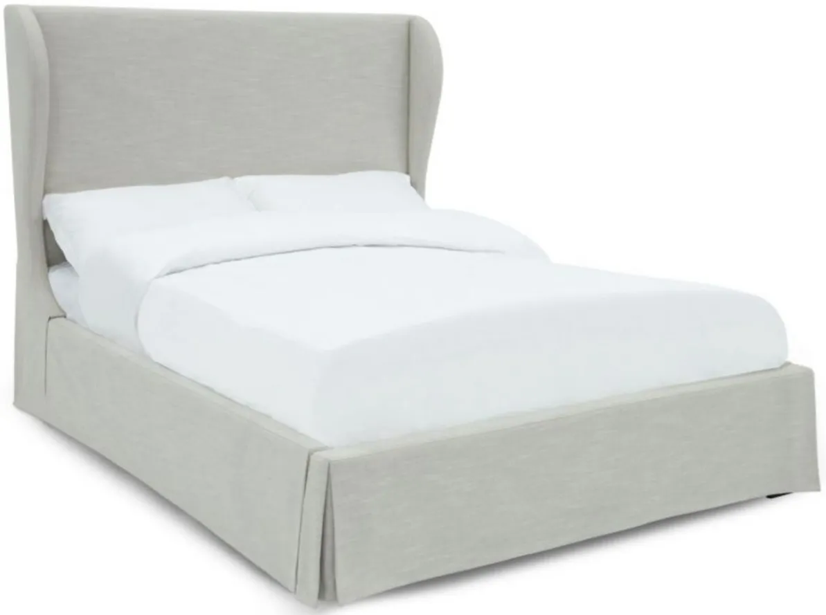 Hera QN Panel Bed in Gray by Bellanest