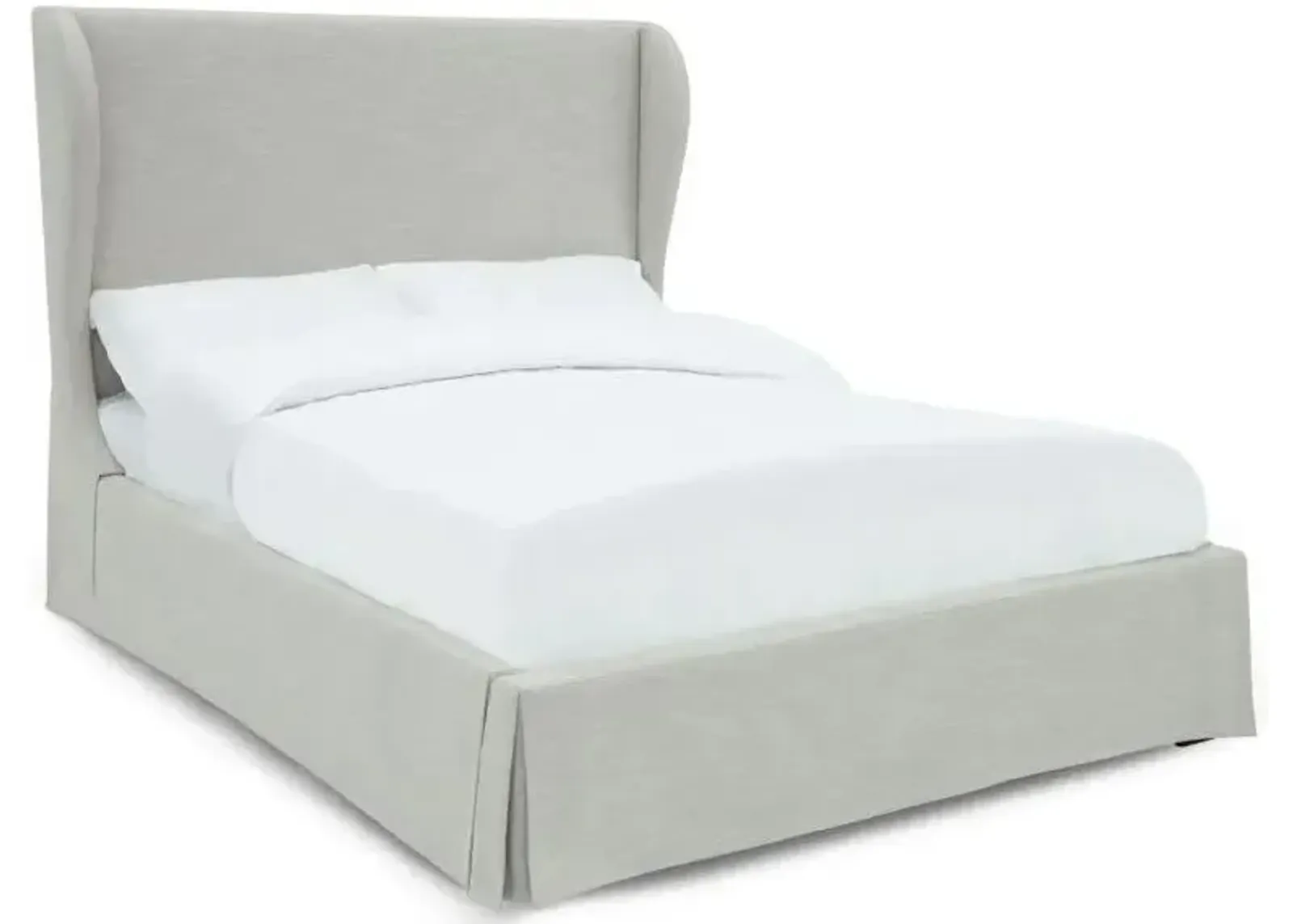 Hera QN Panel Bed in Gray by Bellanest