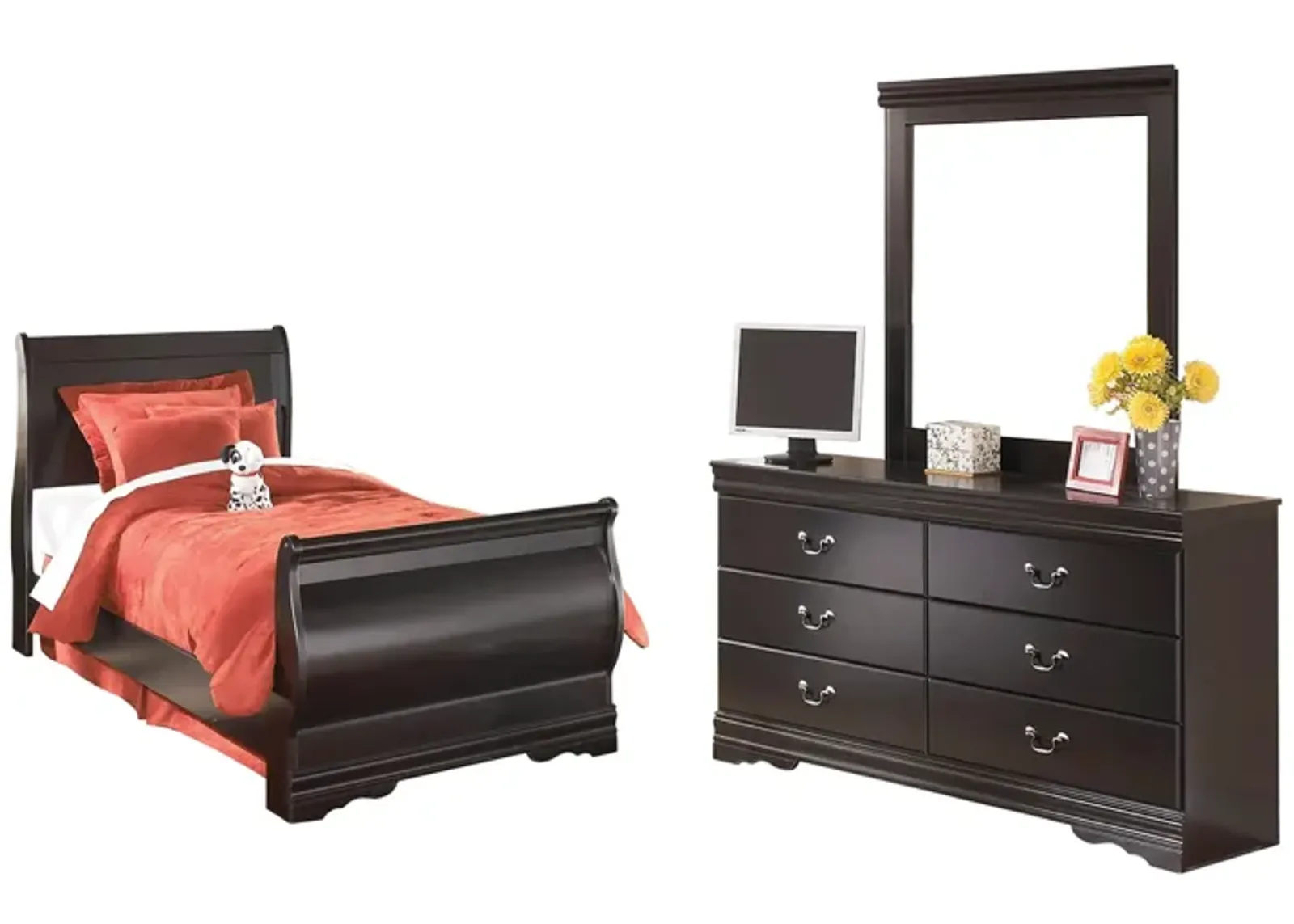 Huey Vineyard 3-pc Bedroom Set in Black by Ashley Furniture