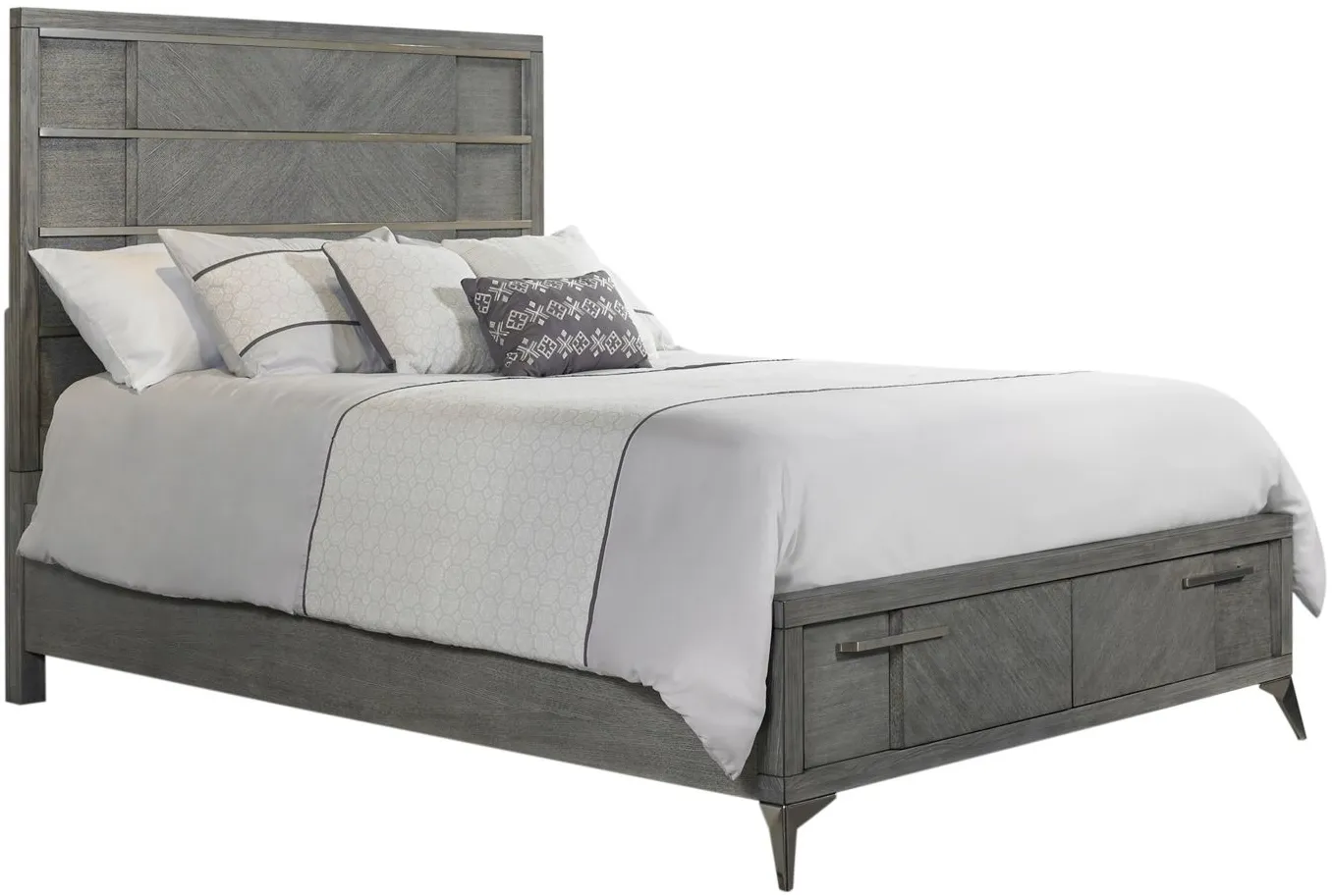 Aries Storage Bed in Gray by Bernards Furniture Group