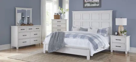 Herman Queen Bed in Antique White by Homelegance