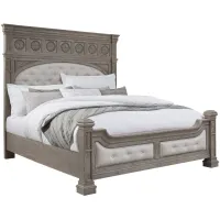 Kingsbury Queen Bed in Gray by Bellanest.