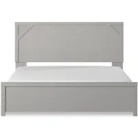 Cottonburg King Panel Bed in Light Gray/White by Ashley Furniture