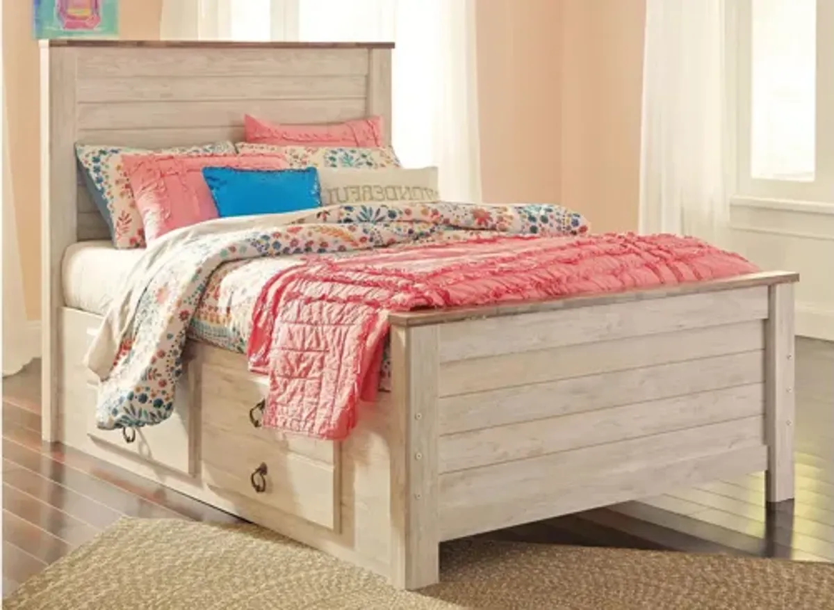 Collingwood Panel Bed with 2 Storage