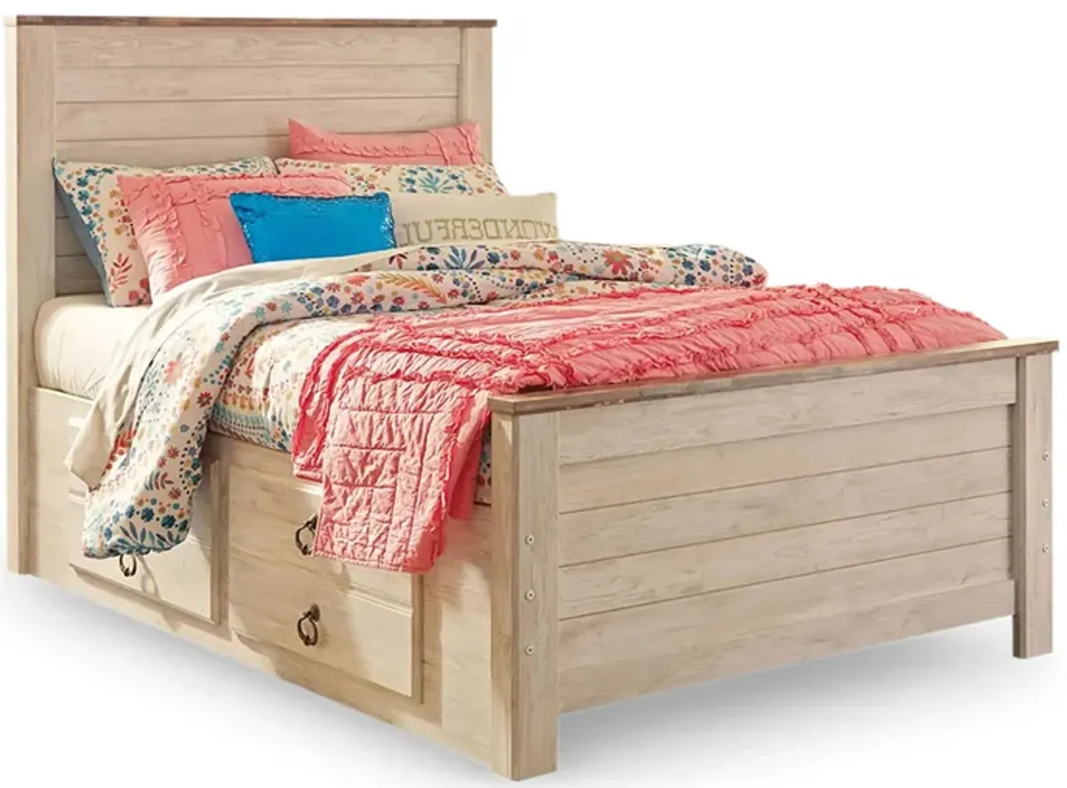 Collingwood Panel Bed with 2 Storage