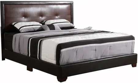 Panello King Bed in DARK BROWN by Glory Furniture