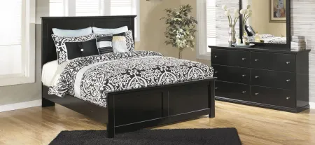 Adele Panel Bed in Black by Ashley Furniture