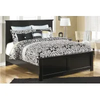 Adele Panel Bed in Black by Ashley Furniture