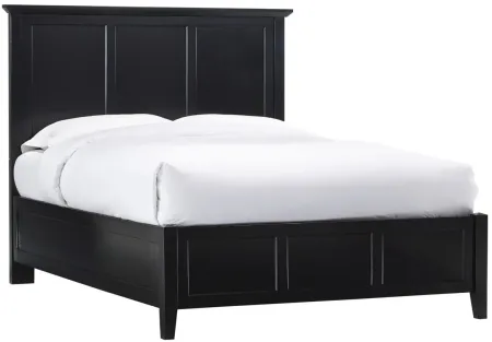 Tompkins Panel Bed in Black by Bellanest