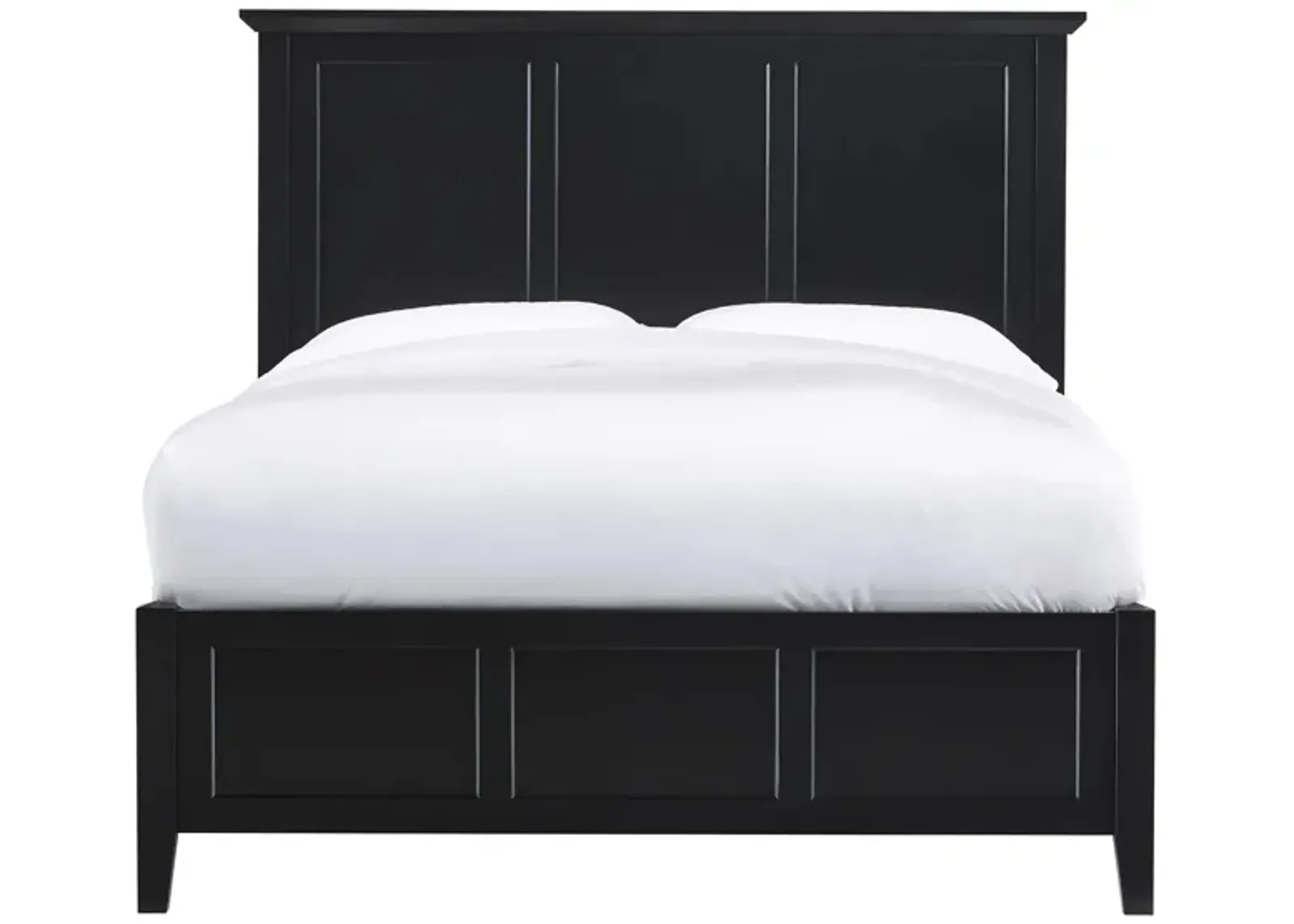 Tompkins Panel Bed in Black by Bellanest