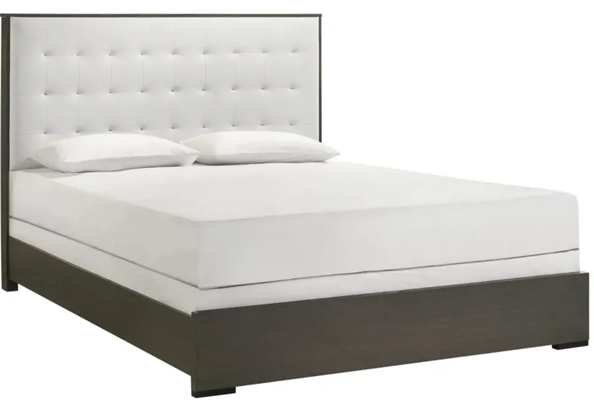 Sharpe Bed in Gray / White by Crown Mark