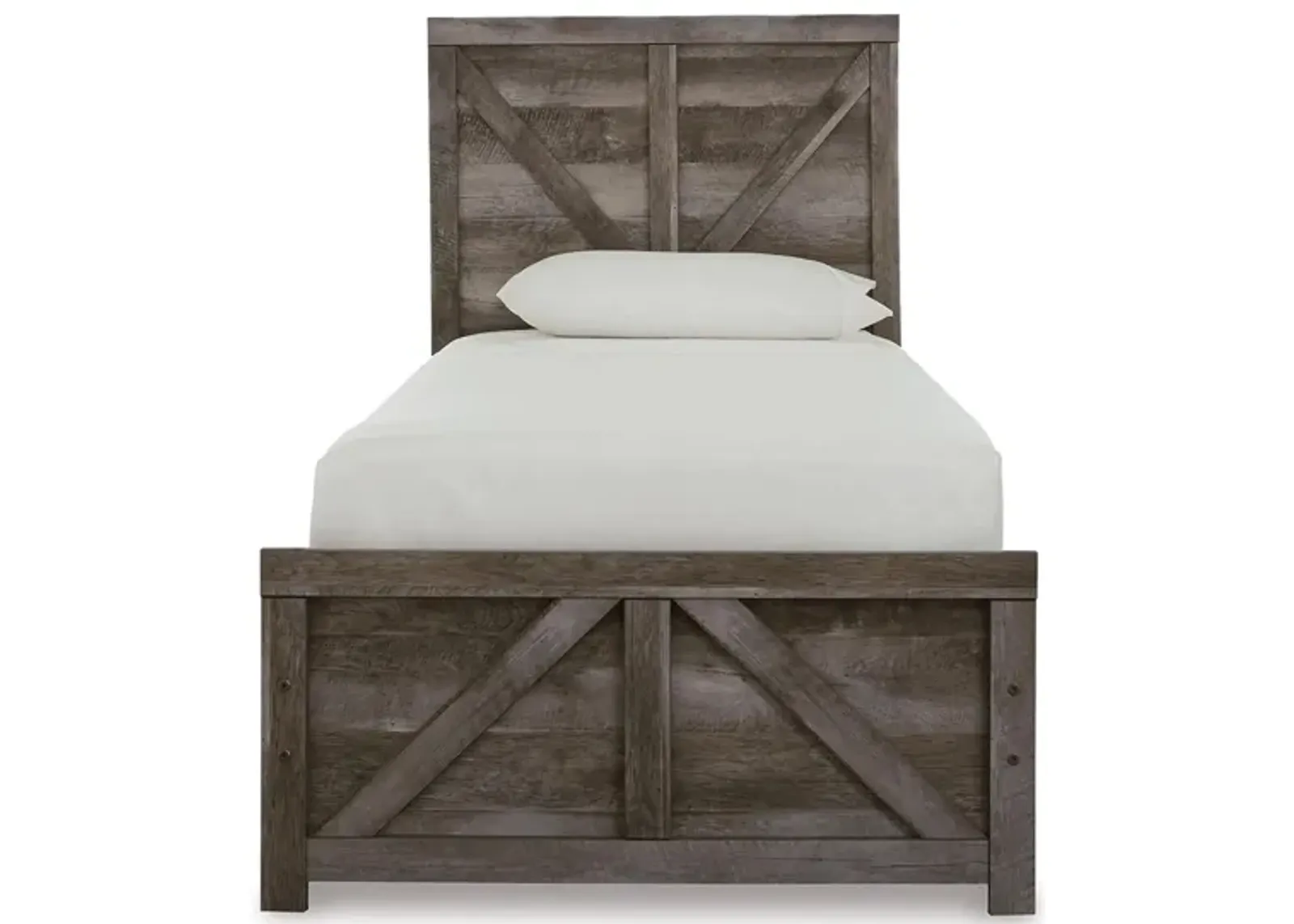 Wynnlow Twin Crossbuck Panel Bed