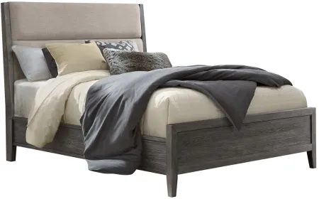 Portia Queen Bed in Brushed Brindle by Intercon