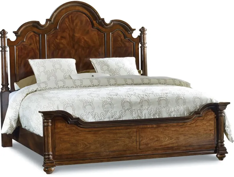 Leesburg Poster Bed in Brown by Hooker Furniture
