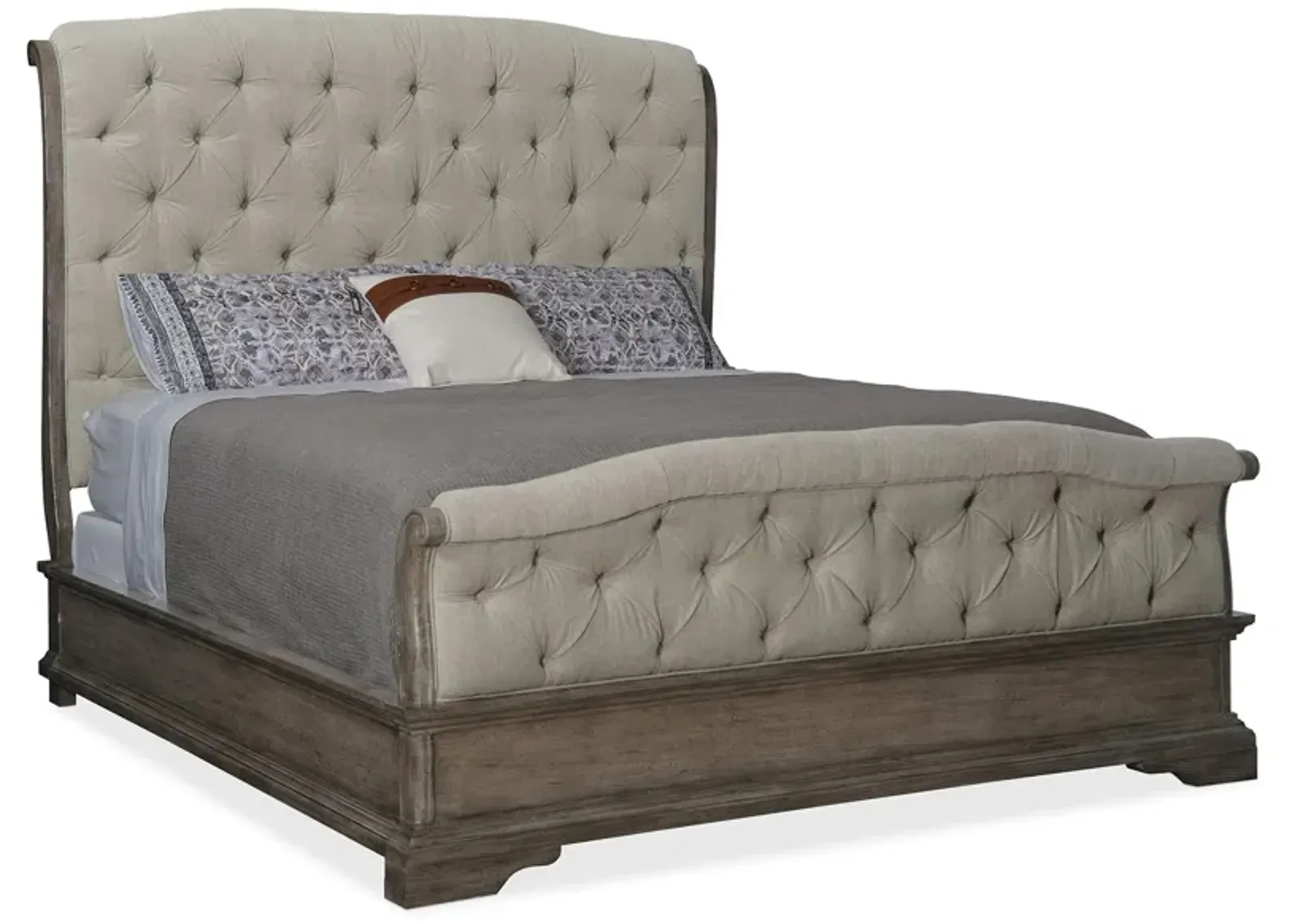 Woodlands Upholstered Bed in Brown by Hooker Furniture