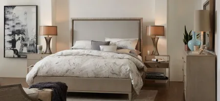 Elixir Upholstered Bed in Gray by Hooker Furniture