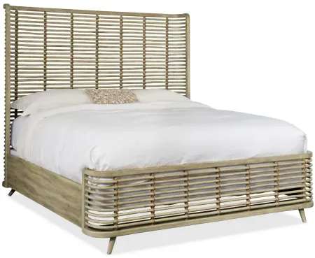 Sundance Rattan Bed in Light Brown by Hooker Furniture
