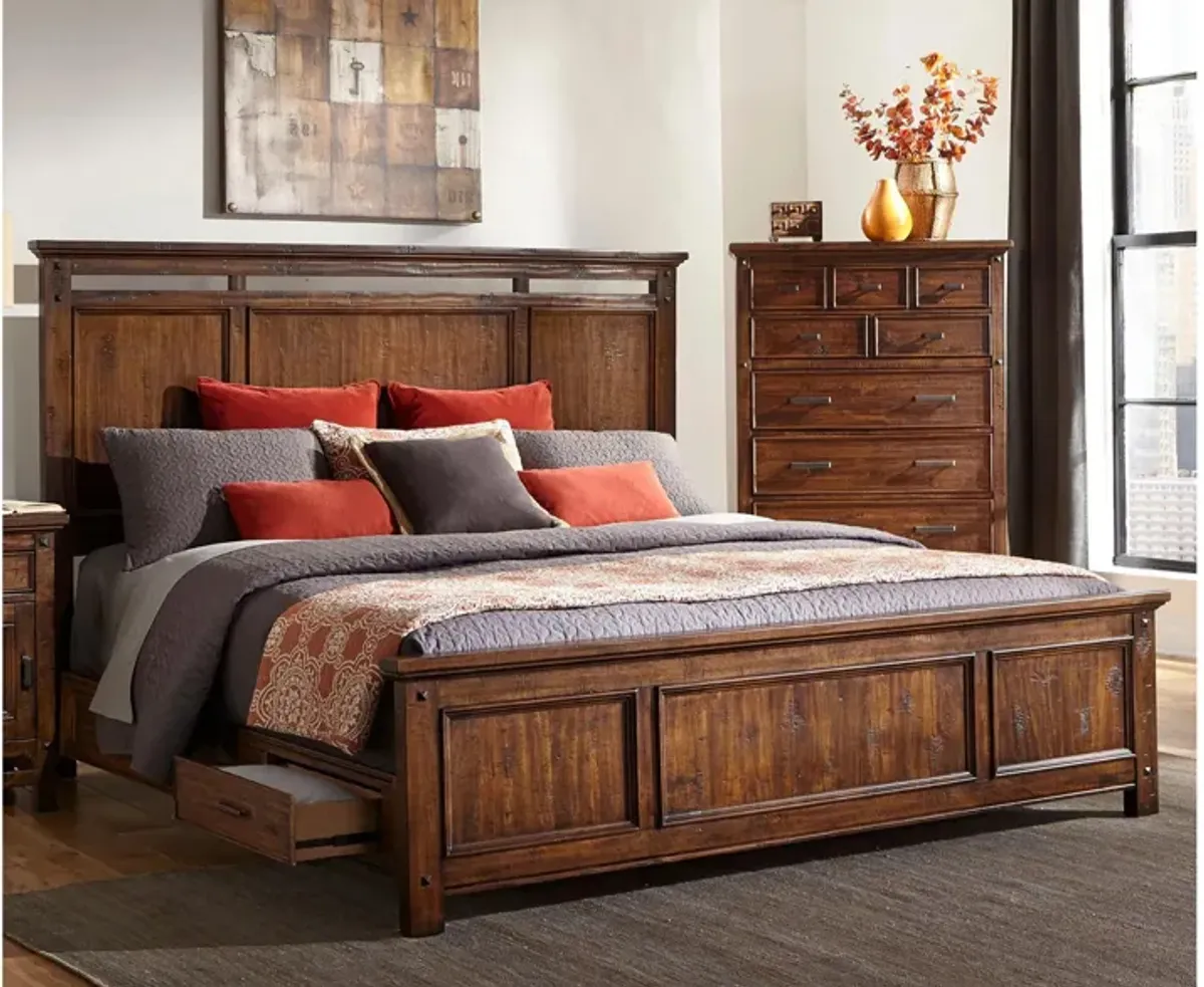 Wolf Creek Queen Storage Bed
