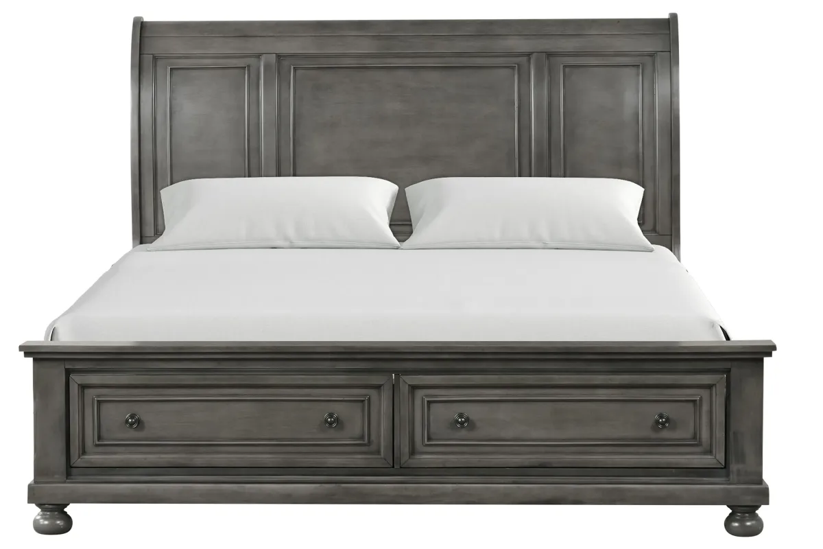 Meade Storage Bed in Gray by Glory Furniture