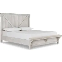 Brashland Panel Bed in White by Ashley Furniture