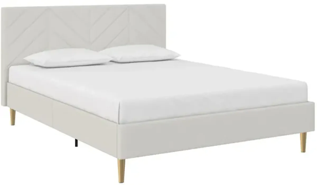 Zora Queen Tufted Upholstered Bed