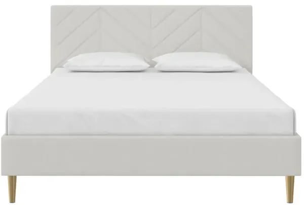 Zora Queen Tufted Upholstered Bed