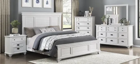 LaFollette Queen Bed in White by Homelegance