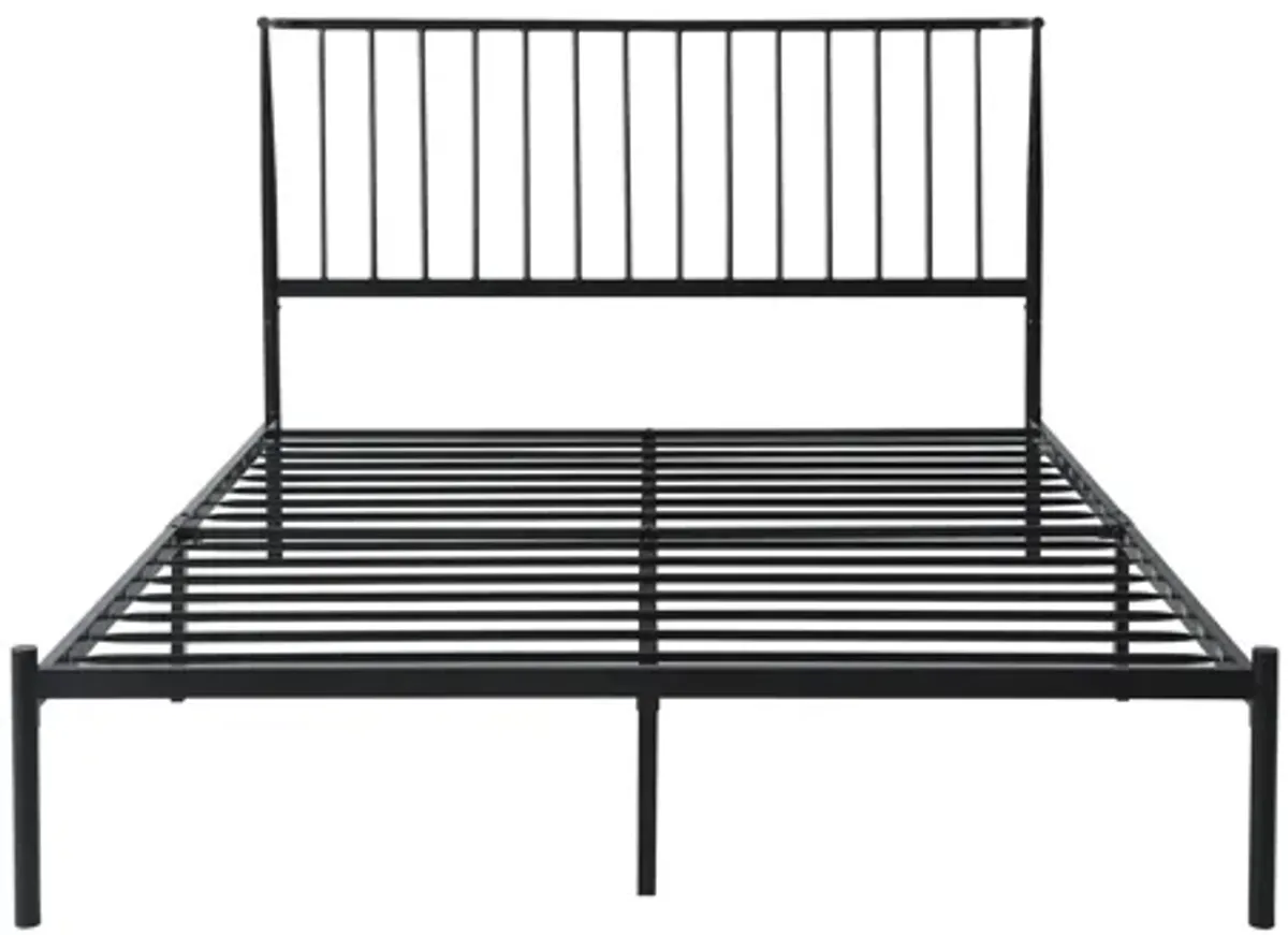 Fawn Queen Metal Platform Bed