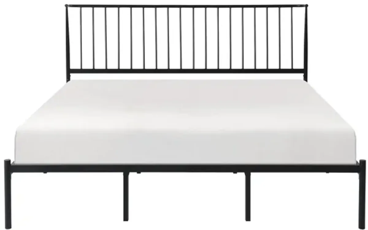 Fawn Queen Metal Platform Bed