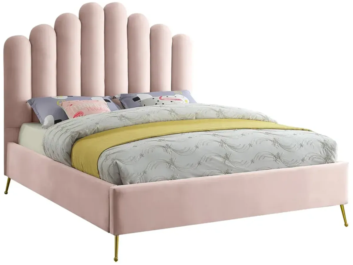 Lily Bed in Pink by Meridian Furniture