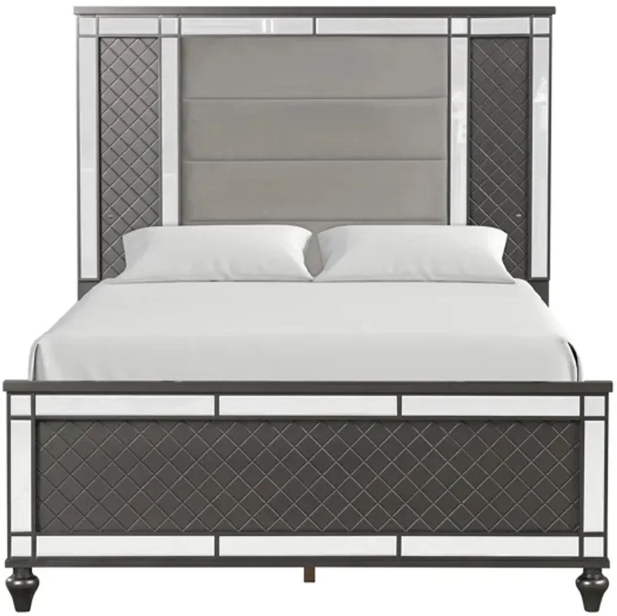 Livorno Bed in Gunmetal Gray by Glory Furniture