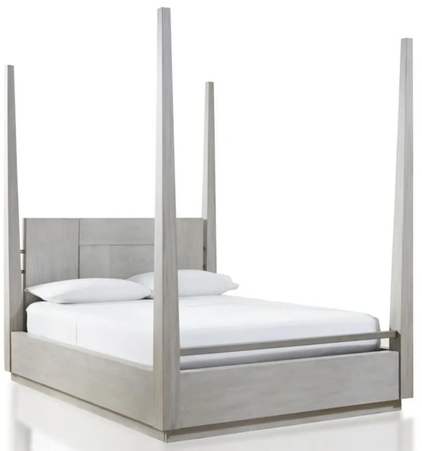 Destination QN Poster Bed in Gray by Bellanest