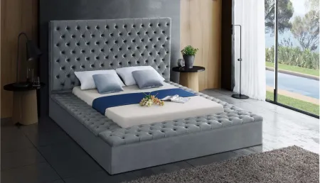 Bliss Bed in Gray by Meridian Furniture