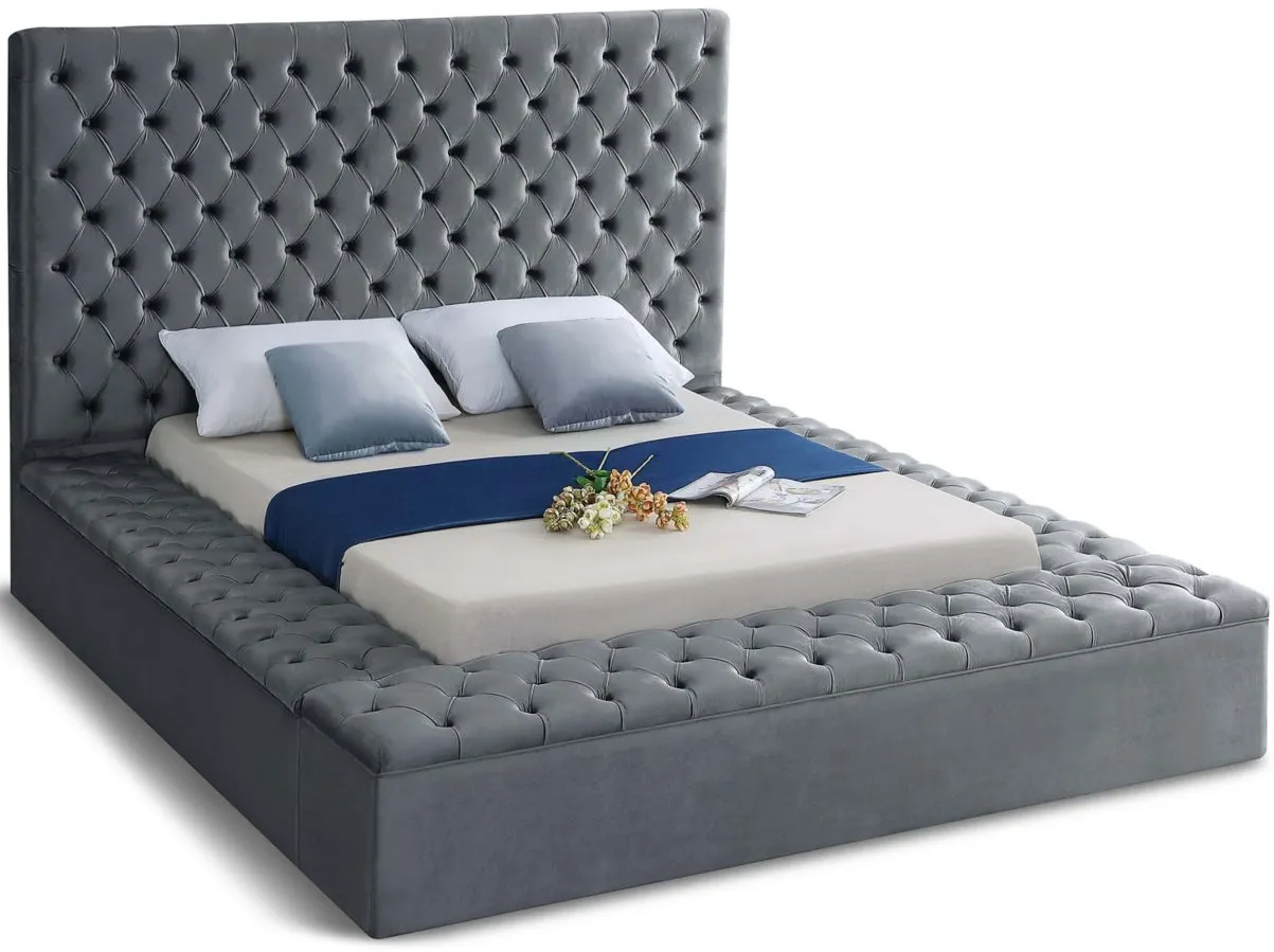 Bliss Bed in Gray by Meridian Furniture