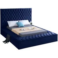 Bliss Bed in Navy by Meridian Furniture
