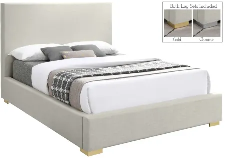 Crosby Bed in Beige by Meridian Furniture
