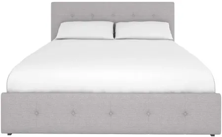 Ryder Bed Queen in Grey Linen by DOREL HOME FURNISHINGS