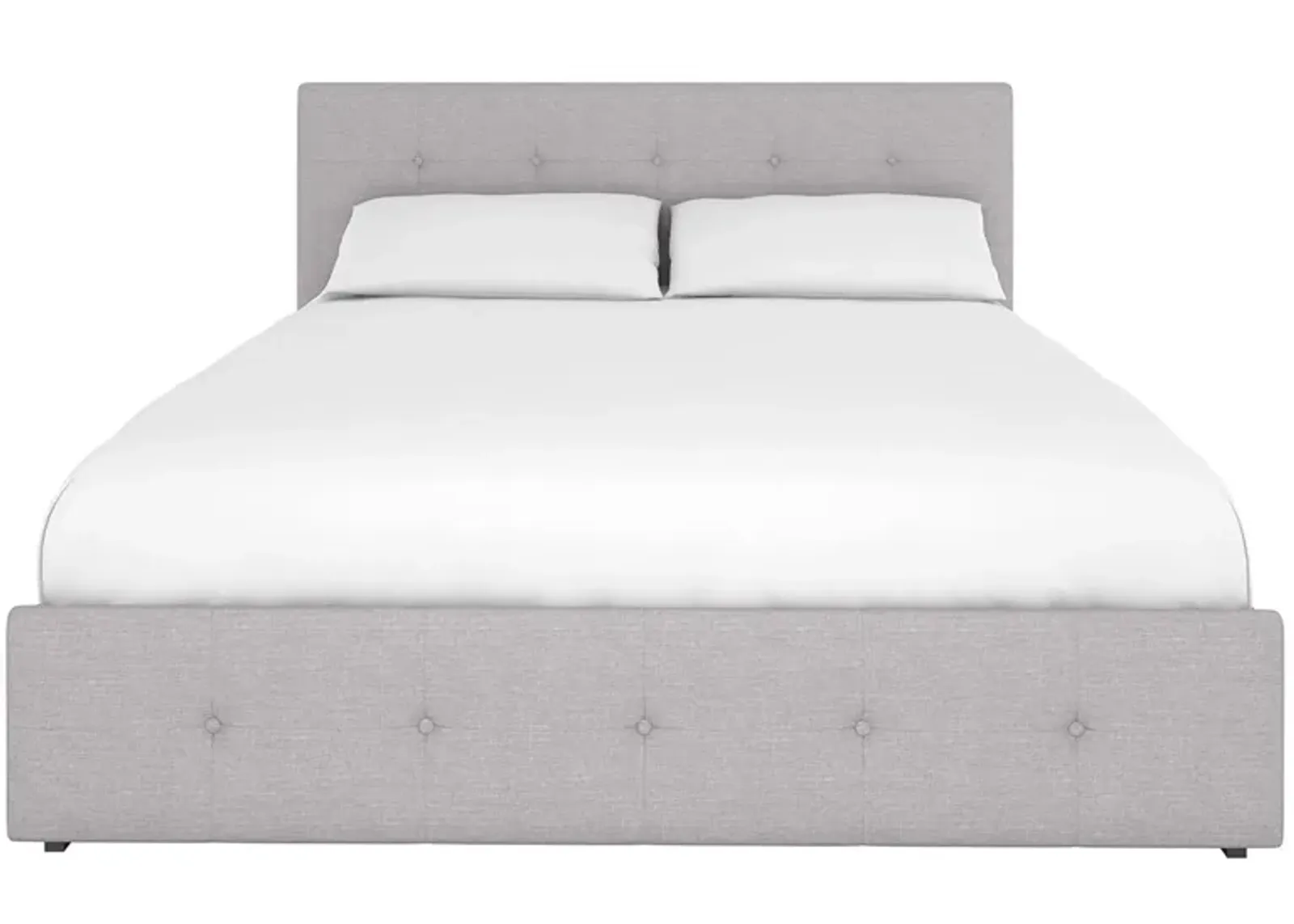 Ryder Bed Queen in Grey Linen by DOREL HOME FURNISHINGS