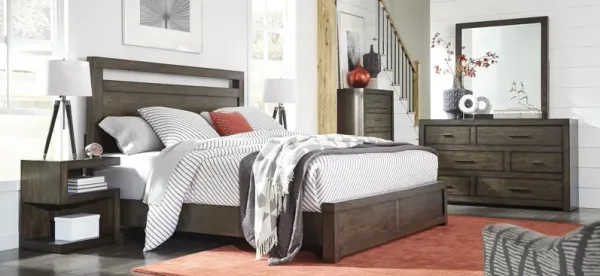 Modern Loft Panel Bed