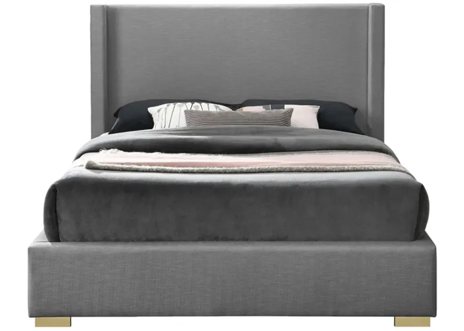 Royce Full Bed in Gray by Meridian Furniture