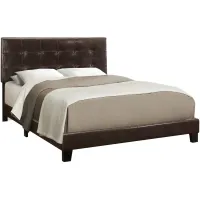 Monarch Specialties Queen Bed in Brown by Monarch Specialties
